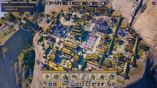 高山都市建設シム『Laysara: Summit Kingdom』Steamにて好評スタート。山頂に神殿を建てるため、自然と戦う都市建設