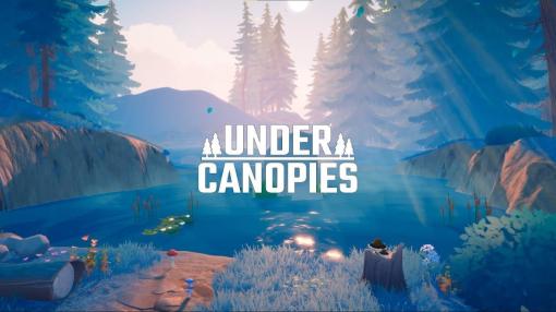 木漏れ日が美しい静かな森で暮らすシミュレーションゲーム『Under Canopies』Steamストアページ公開。森の中で獲得した素材は建築やキャンプ飯の調理に使える。夜は焚火の前でくつろごう