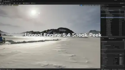 Unreal Engine 5.4 Sneak Peek - UE5.4最新アップデートの新機能を紹介したGDC 2024講演映像がYoutube上で公開されました！