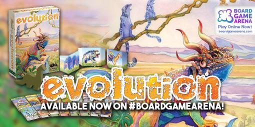 環境に合わせ，生存に有利な形質を手に入れろ。進化がテーマのボードゲーム「Evolution」がボードゲームアリーナに正式実装
