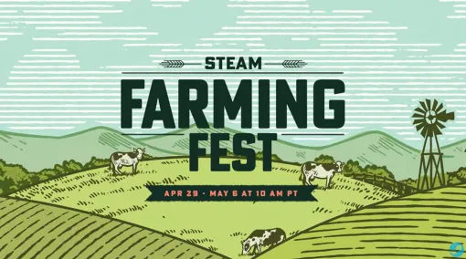 土の匂いが感じられる多彩な農場系タイトルが集結。4月30日にスタートする「Steam農場フェス」を告知するトレイラー公開