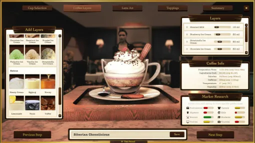 実はネコじゃないジャコウネコさんの「Espresso Tycoon」レビュー。えーあい！Steam広場