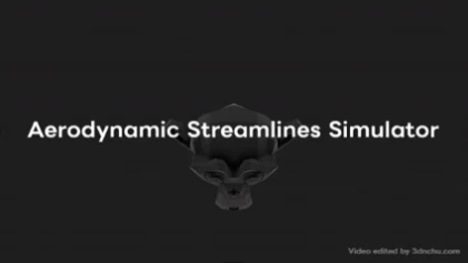 Aerodynamic Streamlines Simulator – CGMatterによるGeometry NodesのSimlation Nodesを活用したを活用した空気抵抗表現エフェクト制作Blenderチュートリアル動画が公開！完成blendデータも販売中！