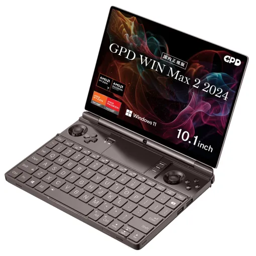 10.1型ディスプレイ搭載の「GPD WIN Max 2」2024年モデルが国内発売。CPUをRyzen 7 8840Uに変更