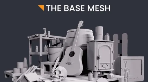 1,000種類以上のベースメッシュを無料で公開している「The Base Mesh」がリニューアル。ダウンロード形式にGLBファイルが追加、3Dビューワーの搭載など