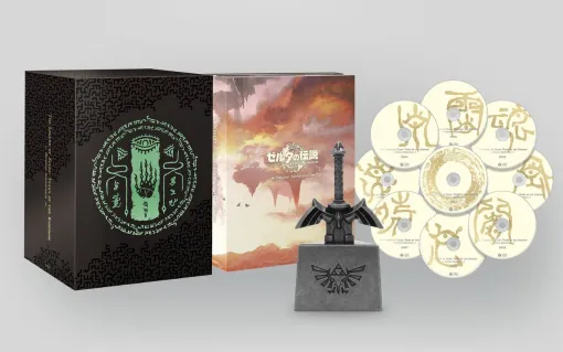 『ゼルダの伝説 ティアーズ オブ ザ キングダム』サウンドトラックCDが7/31発売。全344曲をCD9枚に収録、限定版にはマスターソード型USBが付属