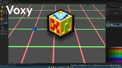 Voxy - Unreal Engine5上でMagicaVoxelのようなボクセルモデリングを実現するボクセルアートツールプラグインが開発中！