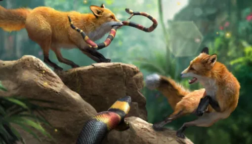 The jungle-surviving village game "King of Beasts: New World" has landed in Japan. Animals from the East and the West gather to meet and even a lion vs platypus!