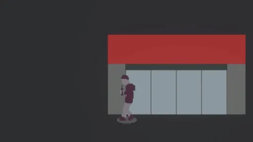 Drinking night walking game "Bottled Beer Go Around" is now available. He becomes a gloomy and lonely young man, and spends his days shuttling back and forth between his home and liquor store with a bottle of beer in his hand