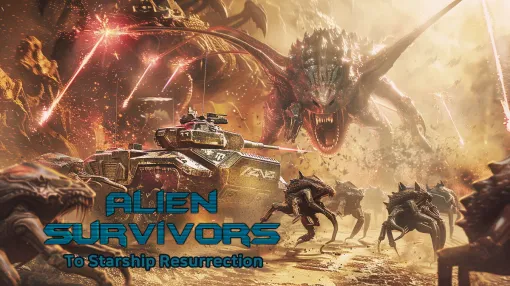 TROOOZE Releases Switch "Alien Survivors: Starship Resurrection" ... Roguelike STG fighting aliens for survival