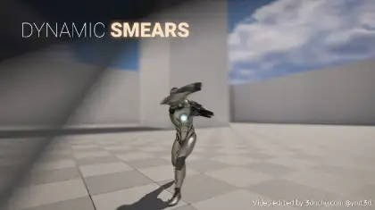 Dynamic Smears – キャラクターの動きに合わせて動的なおばけブラーを実装可能！Unreal Engine 5向けエフェクトアセットがリリース！