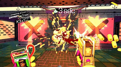 ハイテンション・レトロアニメFPS『MULLET MADJACK』Steamにて配信開始。敵を倒し続けないと死ぬ男が走り続け、撃ち続ける