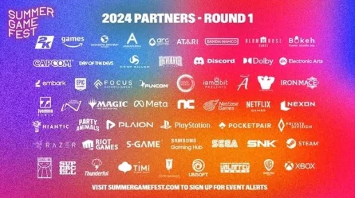 "Summer Game Fest 2024" 55 Partner Companies Announced - Capcom, Bandai Namco, Deep Silver, EA, UBI...
