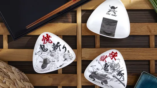 "One Piece" Zoro's three-sword "onigiri" plate is now available. A new lottery with the theme of swordsmen such as Ryuma and Mihawk will be released today (5/18)