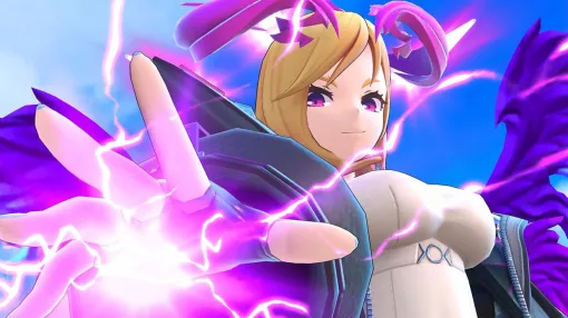 The official announcement of the team-based action "Festy Battle" in which you control the characters of "Monst" and "White Cat Project". Lucifer and Iris appear in 3D