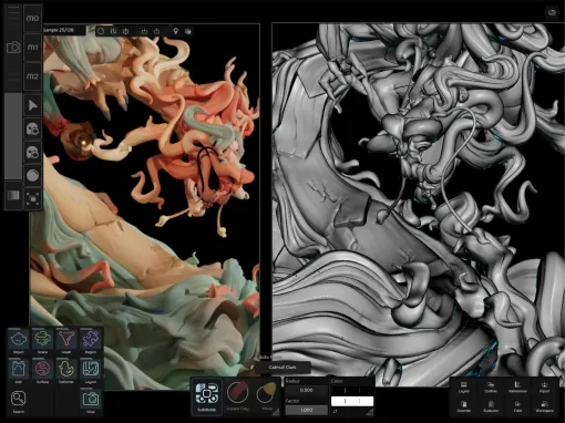 iPadの操作性を活かした多目的3DCGツール「Uniform 1.0」リリース　ハイポリ～ローポリ～2D画像生成まで自由自在 - ニュース