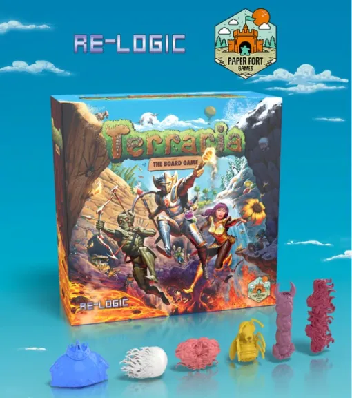 Terraria board game Kickstarter campaign is underway. A 1-4 player co-op adventure where you choose to excavate, fight, explore, and build