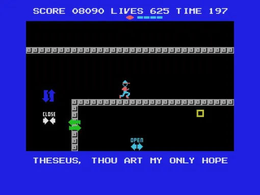 「プロジェクトEGG」にて「テセウス（MSX0 Stack版）」が本日5月29日にリリース！勇者テセウスを操作してお姫様を救出するアクションゲーム