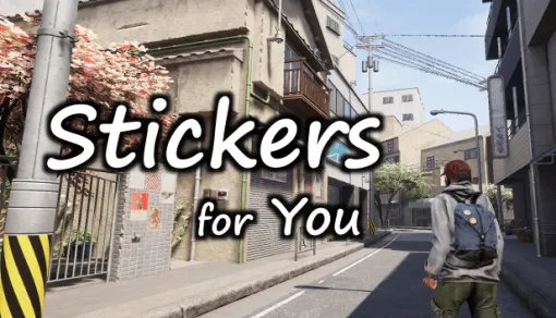 配信者向け高難度探索アクションゲーム『Stickers for You』6月20日に配信が決定。100枚のステッカーを探し続ける苦痛を視聴者と味わおう