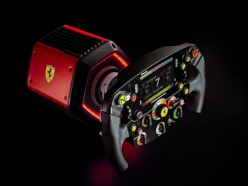 Thrustmaster、ステアリングコントローラー「T818 Ferrari SF1000 Simulator」発売中