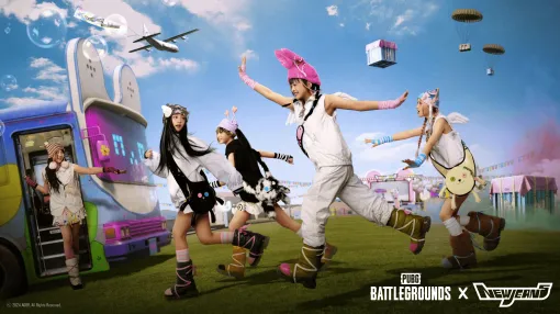 「PUBG」＆「PUBG MOBILE」で「NewJeans」コラボ開催決定！6月12日より順次開催