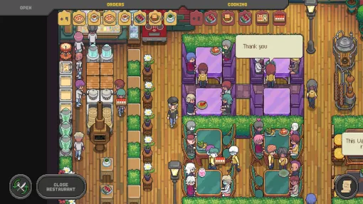 『Stardew Valley』風のレストラン経営シミュレーションゲーム『Chef RPG』が9月12日に発売決定。超美麗ドットで描かれる料理の数々は飯テロ必至