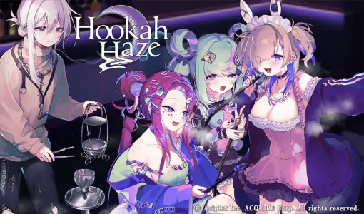 シーシャ屋を運営しヒロイン達と交流するアドベンチャーゲーム 『Hookah Haze』のオリジナル体験版がSteamにて配信開始。ゲーム本編シナリオには描かれない、体験版だけのオリジナルストーリーが展開