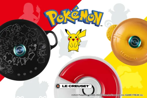 ポケモンのキッチン用品『Pokémon Collection』が7月17日にル・クルーゼから発売決定。ピカチュウの尻尾をプリントしたお鍋や、モンスターボールの形をしたプレートセットなどを展開