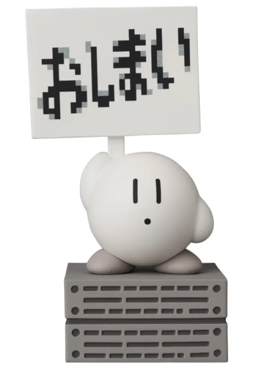 There is also a black-and-white Kirby with a "Done" sign. Figures based on the motifs of six works in the "Kirby" series are now available