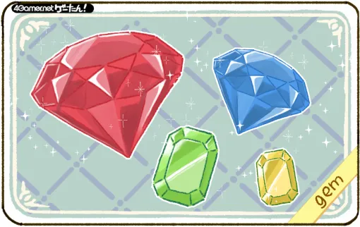 Gae-tan!　Today's word is "gem"
