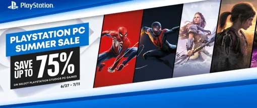 PC版プレステ作品が最大75％オフ！ Steamで「PlayStation PC Summer Sale 2024」が開催中「Horizon」や「ラスアス」「Spider-Man」などが対象