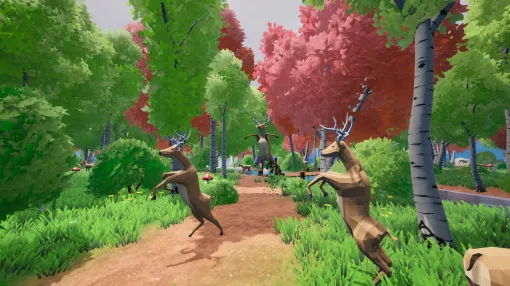 シカとハンターが命懸けでかくれんぼする非対称型対戦アクションゲーム『Oh Deer』正式リリース。一般シカに紛れたプレイヤーを時間内に撃ち抜けなければ、今度はハンターが狩られる側に