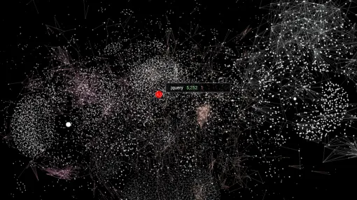 ライブラリ間の依存関係を銀河のように視覚化してくれるサイト「Code Galaxies Visualization」