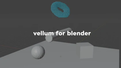 vellum for blender - BlenderのGeometry Nodes上で構築された粒子ベースのシミュレーション！.blendデータが無料公開中！