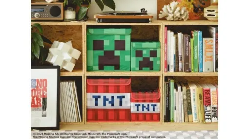 『マインクラフト』15周年を記念した「クリーパー」と「TNT」の折りたたみコンテナムック本4種が同時発売。ゲーム・PCの周辺機器や衣服、タオルなど多彩な収納とあわせて『マイクラ』の世界設定をお部屋に取り入れよう