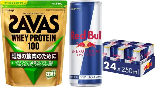 [Amazon Smile Sale] Protein and Energy Drink Summary. Xabas, Explosion, Monster, Red Bull are cheap