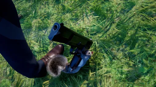 Squirrel gun action "Squirrel with a Gun" will be released today (8/30). Use a handgun or submachine gun to avenge the black clothes. I just want acorns