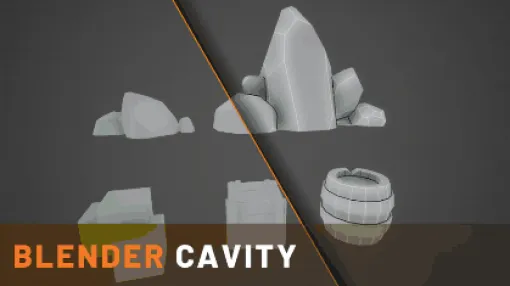 Cavity Blender Post Process - Blenderのビューポート用キャビティシェーダーをUnreal Engine 5のポストプロセス上で再現したHLSLシェーダープラグイン！