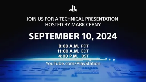 9/11 0時「ps5 技術プレゼンテーション」youtubeにて発表！