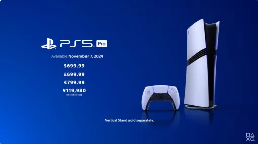 「PS5 Pro」の発売日が11月7日に決定。価格は約12万円