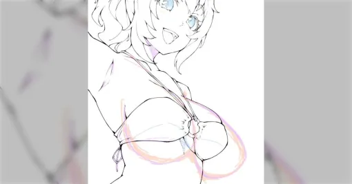 この絵は巨乳に描いているはずだが、ソシャゲ群が築いてしまった令和基準では「控えめな巨乳」程度に見えてしまう→「日本人は壊れてしまった」
