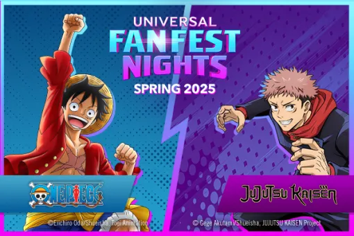 「ONE PIECE」と「呪術廻戦」がユニバーサル・スタジオ・ハリウッドの「UNIVERSAL FAN FEST NIGHTS」内でデビュー決定USJのノウハウを活かしアメリカ上陸