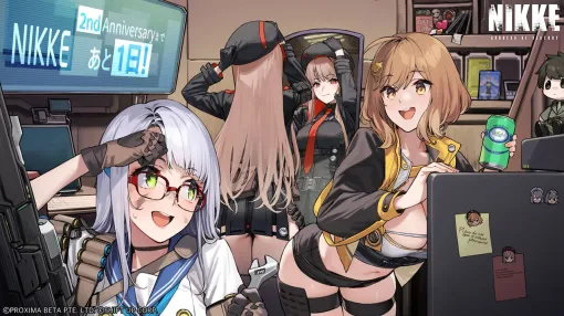 "NIKKE" After all, the counters at the end! Anise, neon, and Rapi with exciting faces are also busy checking their grooming and are ready! [Goddess of Victory: NIKKE]