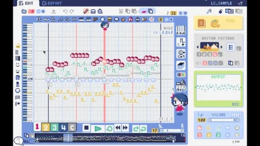Nowadays, 8-bit style music production is hot... Perhaps? Production software "PIRORO" and "Lovely Composer" are now available on Steam! Subject of miracles at the end of 2024