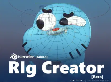 Rig Creator - 本格的な人体リグなどを簡単にセットアップ出来る無料のBlenderアドオン！