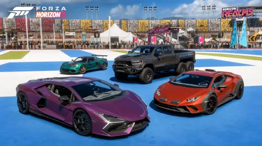 人気オープンワールドレースゲーム『Forza Horizon 5』PS5版の発売日が4月29日に決定。「Horizo​​n Realms」の最新情報も公開。スタジアムトラックをはじめ、表彰タブや4種の車、新DLCなど新要素が盛りだくさん