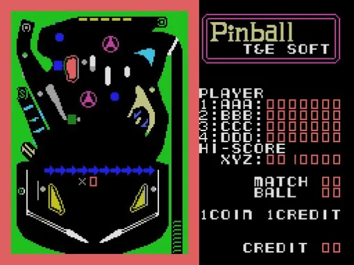 「プロジェクトEGG」にて「トリックボーイ（MSX版）」が本日配信開始！台に用意された数々のトリックを攻略し高得点を目指すピンボールゲーム