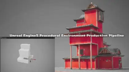 Unreal Engine5 Procedural Environment Production Pipeline - HoudiniとUE5を使用したモジュール式プロシージャル建築フロー紹介チュートリアル！Wingfoxにて取り扱い開始！