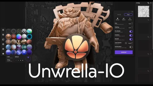 UV Unwrap & Packing Tool "Unwrella-IO" Released!　Standalone tool for one-click UV creation - News