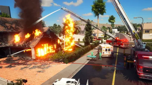 Firefighting Simulator: Ignite, a multiplayer firefighter sim for up to 4 players, is announced. Simulated physics real fires are appropriately extinguished according to the cause